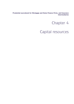 Chapter 4 Capital resources