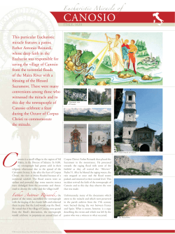Canosio, Italy - The Real Presence