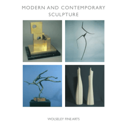 MODERN AND CONTEMPORARY SCULPTURE
