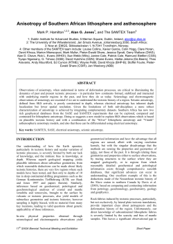 Anisotropy of Southern African lithosphere and asthenosphere