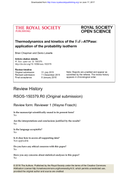 Review History - Royal Society Open Science