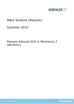 Mark Scheme - Revision Maths