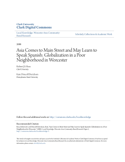 Asia Comes to Main Street and May Learn to Speak Spanish