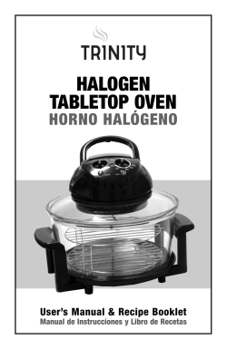 Trinity Halogen Oven Manual.indd