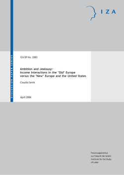 Ambition and Jealousy