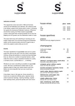 house wines house aperitives champagnes white wines