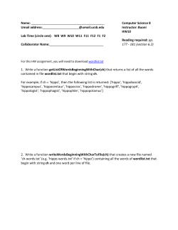 HW10 - UCSB Computer Science