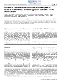 Formation of assemblies on cell membranes by secreted proteins