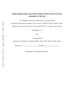Small magnetic loops connecting the quiet surface and the hot outer