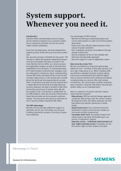 System support. Whenever you need it.