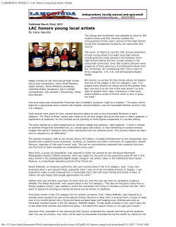 LAMORINDA WEEKLY | LAC honors young local artists | Orinda