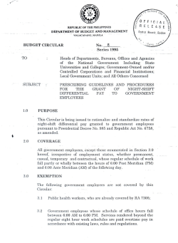 Budget Circular No. 8