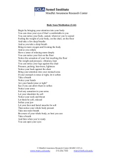 Transcript - UCLA Mindful Awareness Research Center