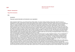 CDP Water response