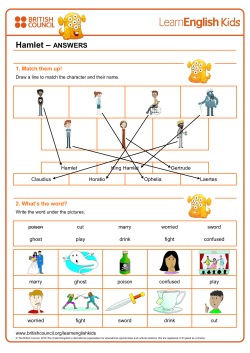 Hamlet &ndash; ANSWERS - LearnEnglish Kids