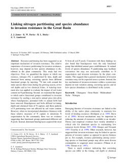Linking nitrogen partitioning and species abundance to invasion