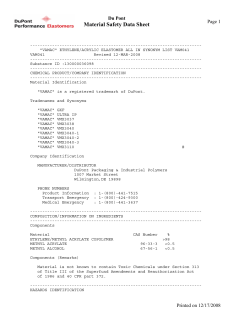 Material Safety Data Sheet - RT Vanderbilt Holding Company, Inc.