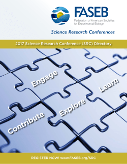 to Disease - Federation of American Societies for Experimental