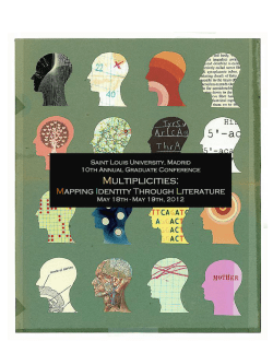 Multiplicities: Mapping Identity Through Literature 18-19 May
