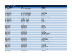 Research Classification System