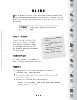 reado focus - Scholastic