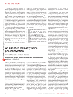 An enriched look at tyrosine phosphorylation