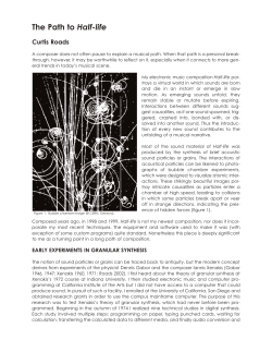 The path to Half Life - clang.mat.ucsb.edu