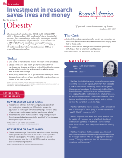Obesity - Research!America