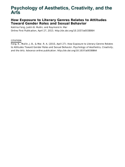 How Exposure to Literary Genres Relates to