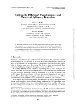 Splitting the Difference? Causal Inference and