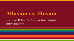 Allusion vs. Illusion
