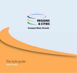 The style guide - European Commission