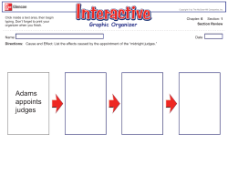 Adams appoints judges