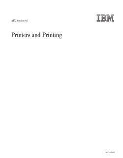 AIX Version 6.1 Printers and Printing