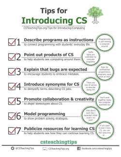 Introducing CS