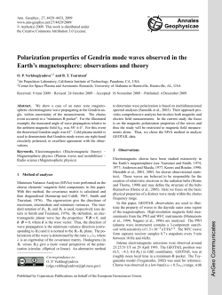 Polarization properties of Gendrin mode waves observed in the