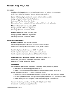 Jessica L King, PhD, CHES