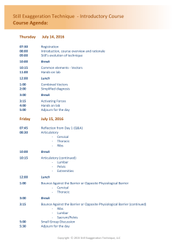 Portland Agenda - Still Exaggeration