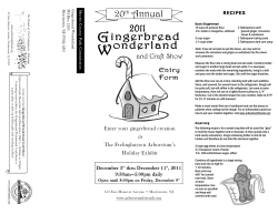 G Ingerbread Wonderland - Friends of The Frelinghuysen Arboretum
