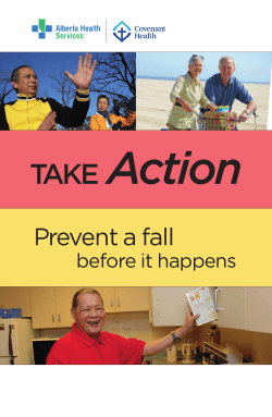 Prevent a fall - Alberta Health Services