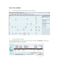 How to Pay Liabilities