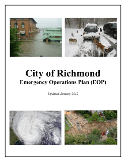 Emergency Operations Plan