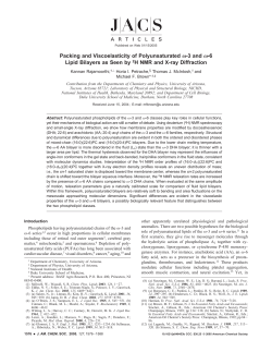 Packing and Viscoelasticity of Polyunsaturated ω-3 and ω