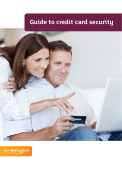 Guide to credit card security