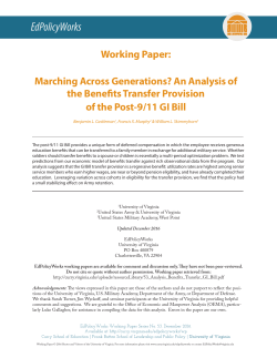 Marching Across Generations?