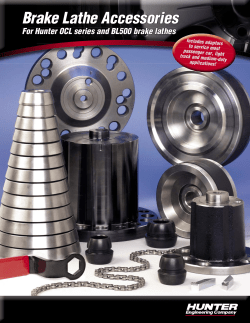 Brake Lathe Accessories