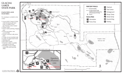 Glacial Lakes State Park Winter Map