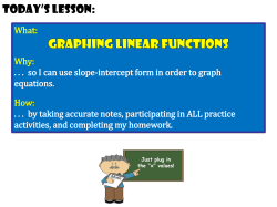 so I can use slope
