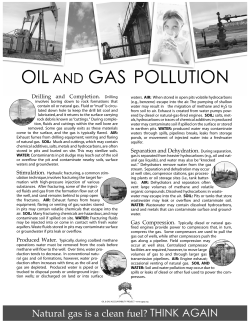 Oil and Gas Pollution