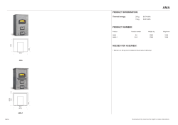 product information: product number: needed for